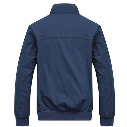 2026 Spring Autumn Casual Solid Fashion Slim Bomber Jacket Men Overcoat New Arrival Baseball Jackets Men's Jacket M-6XL 8XL Top