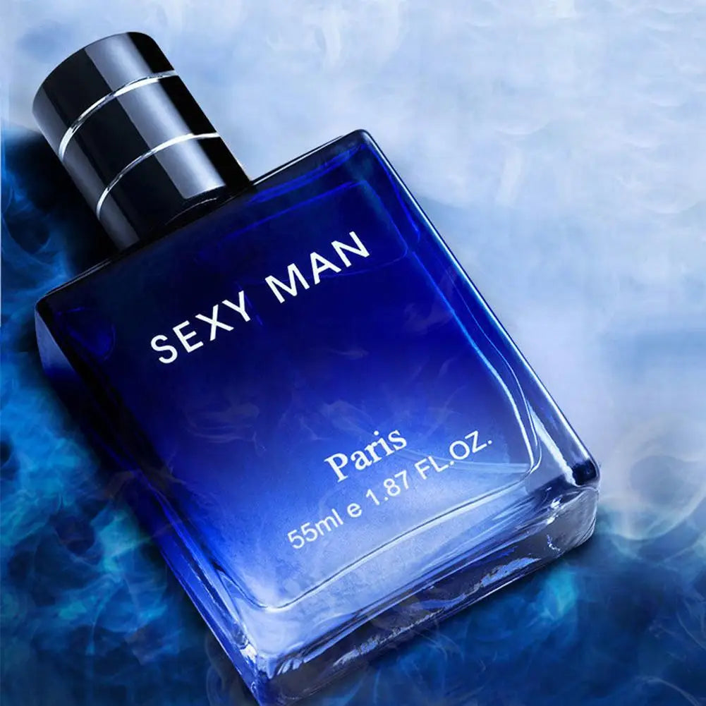 Men's Cologne Perfume Long-lasting Charming Eau De Toilette Gentleman's Blue 55ml Dating & Daily Perfume Gift