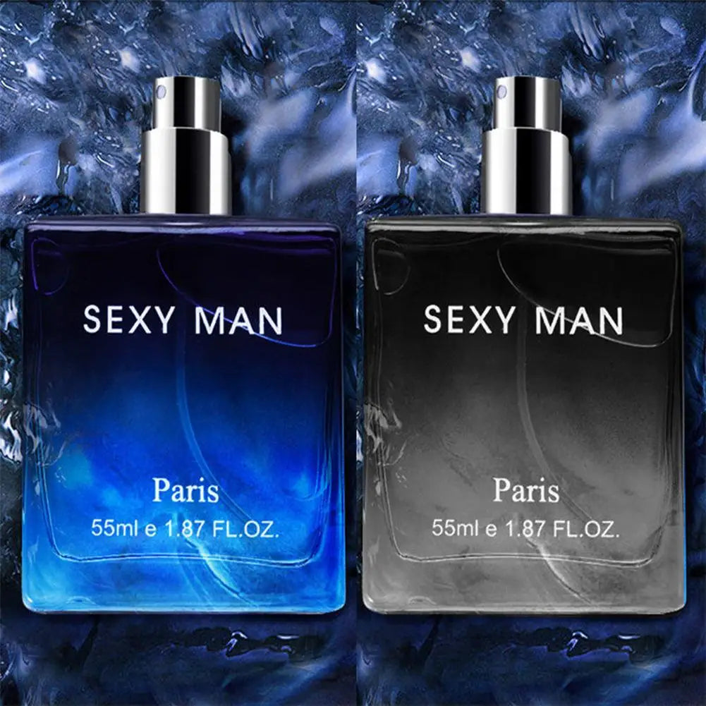 Men's Cologne Perfume Long-lasting Charming Eau De Toilette Gentleman's Blue 55ml Dating & Daily Perfume Gift