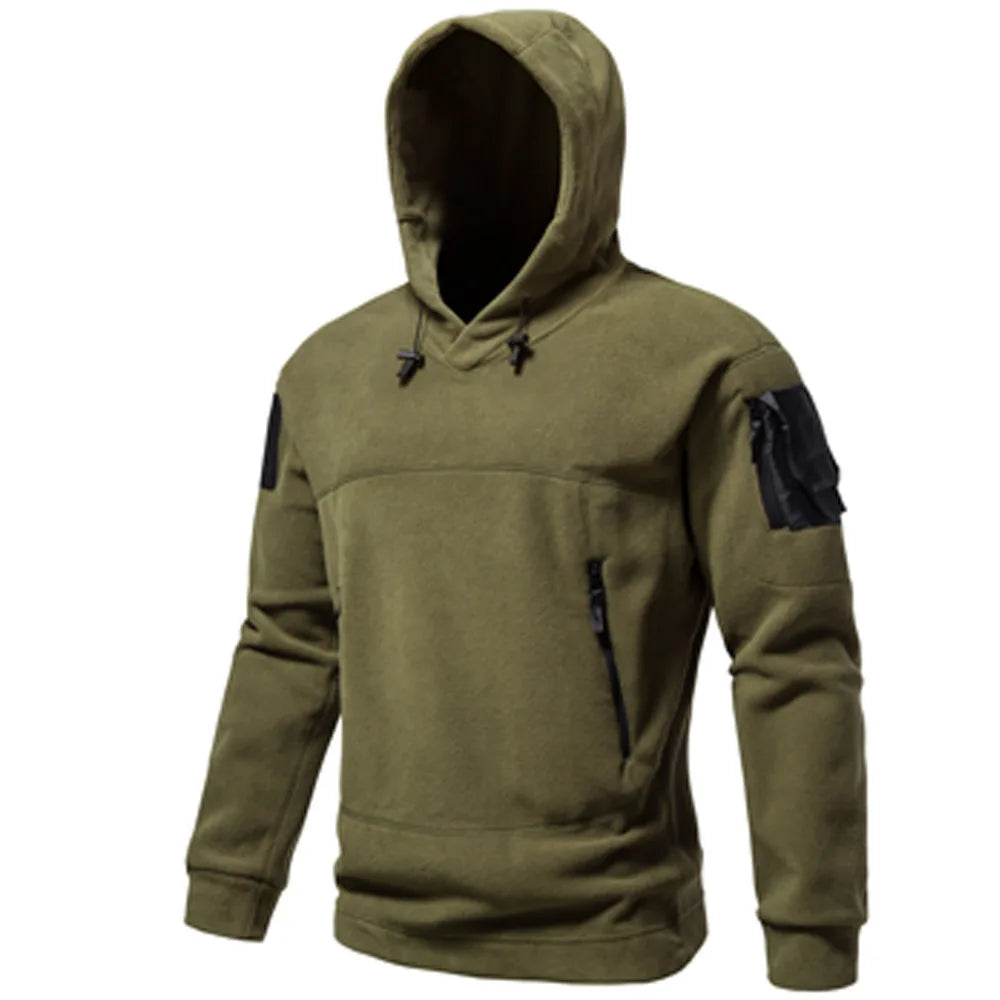 Hoodies for Man 2026 New Men's Tactical Outdoor Men's Hoodie Autumn Winter Thick Hooded Jacket Multifunctional Casual Sportswear