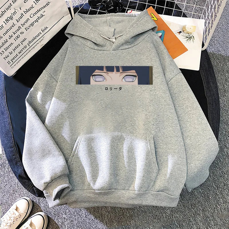 Hyuga Hinata Men Fashion Hoodies Men Women Hooded Sweatshirts Fashion Hip Hop Casual Pullovers Autumn Boys Girls Streetwear