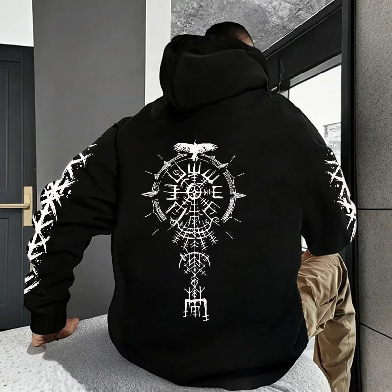 Hoodie Male Daily Casual Fashion Sporty Coats 2025 Autumn New Arrival Men's Sweatshirt High Quality