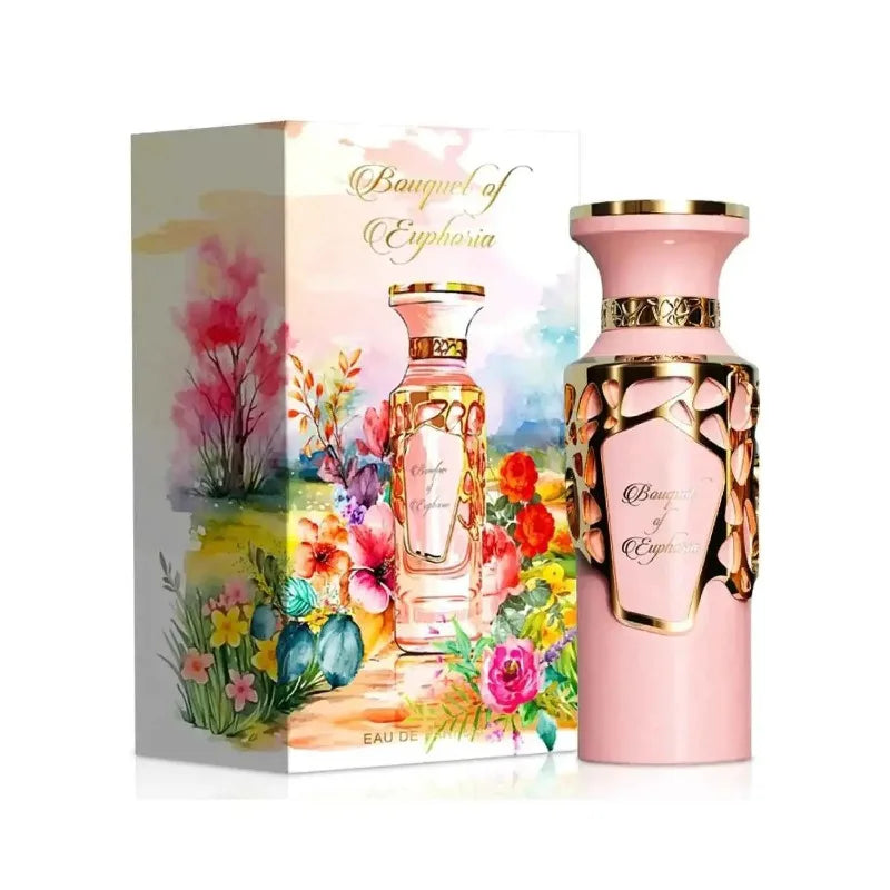 Perfume Arabes Unisex Oriental Floral Sweet Romantic Elegant Soft Smooth Refined Spray Luxury Long Lasting Fragrance 100ml