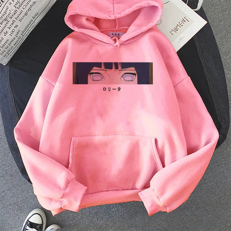 Hyuga Hinata Men Fashion Hoodies Men Women Hooded Sweatshirts Fashion Hip Hop Casual Pullovers Autumn Boys Girls Streetwear