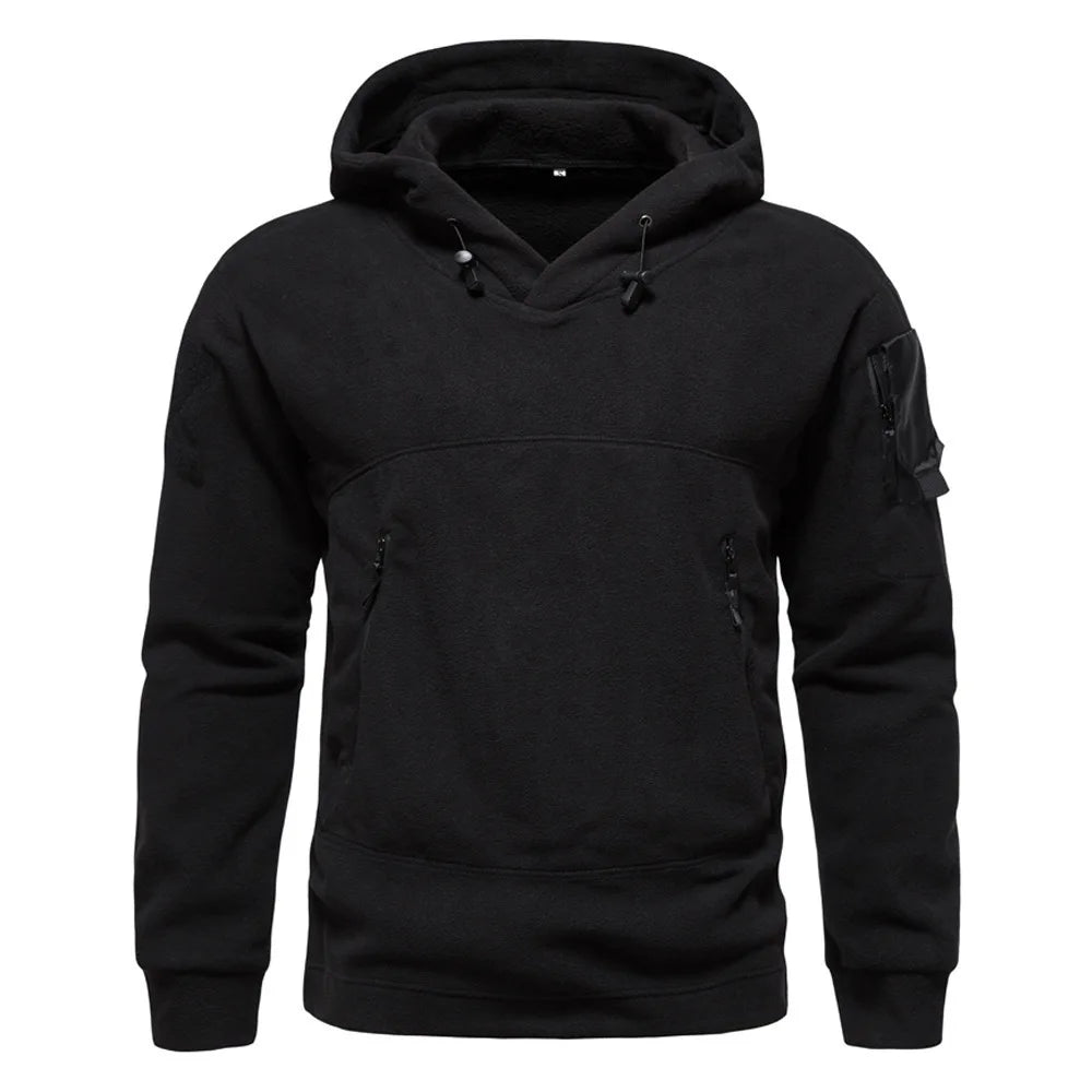 Hoodies for Man 2026 New Men's Tactical Outdoor Men's Hoodie Autumn Winter Thick Hooded Jacket Multifunctional Casual Sportswear