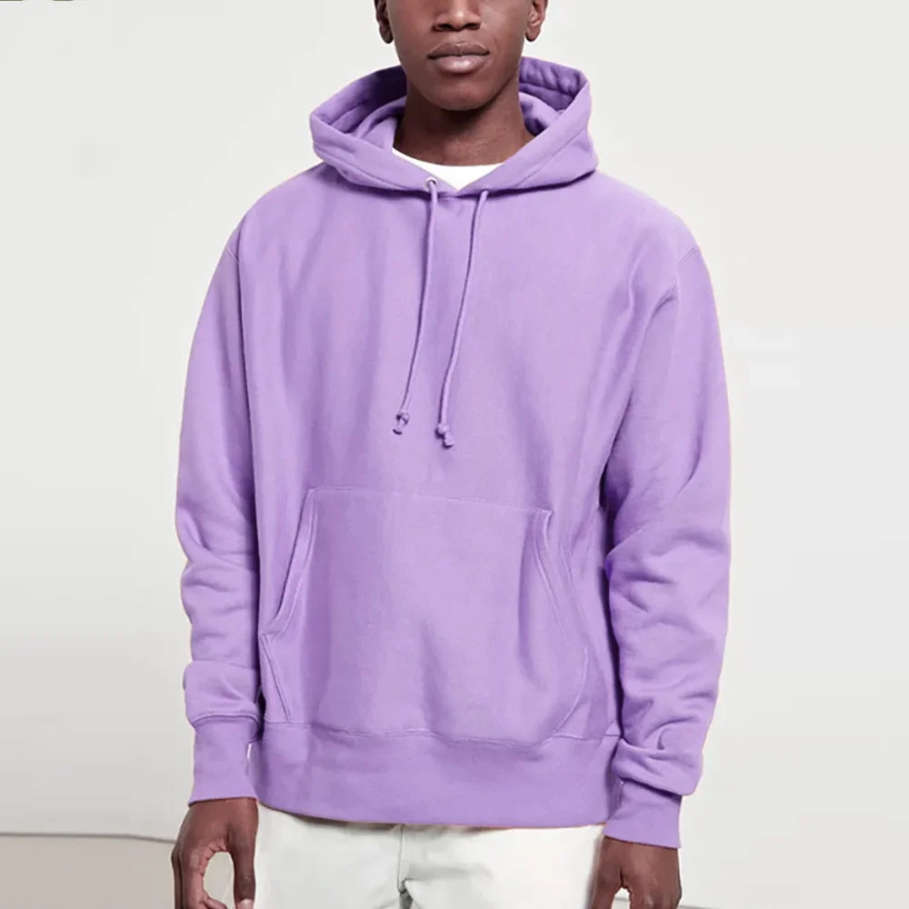 Hoodies 2026 New Men Harajuku Hooded Sweatshirts Casual All-match Pullover Streetwear Sweater Fashion Clothing Sweatshirt Hoodie