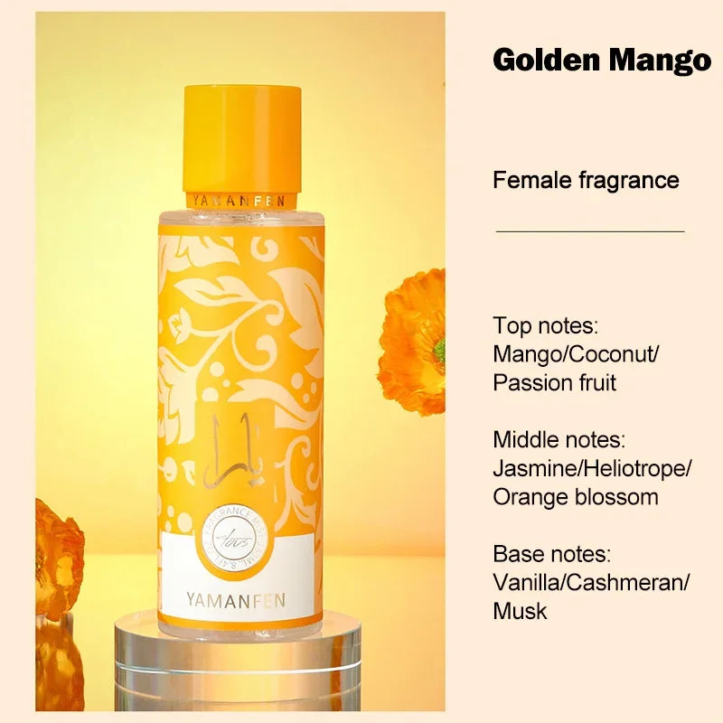 Arabian Brand Light Perfume Quicksand Rose Fruity Fragrance Lasting Fragrance Gilded Fragrance Spray Unisex Charm Perfume 250ml