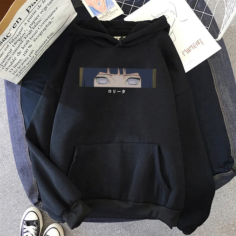 Hyuga Hinata Men Fashion Hoodies Men Women Hooded Sweatshirts Fashion Hip Hop Casual Pullovers Autumn Boys Girls Streetwear