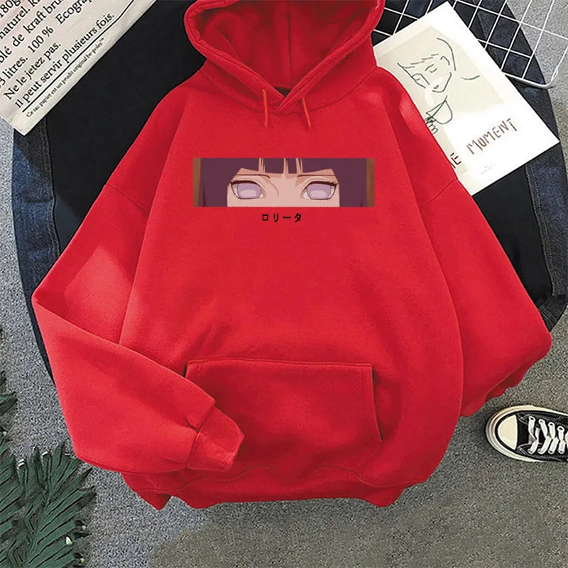 Hyuga Hinata Men Fashion Hoodies Men Women Hooded Sweatshirts Fashion Hip Hop Casual Pullovers Autumn Boys Girls Streetwear