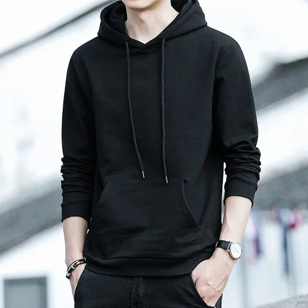 Hoodies 2026 New Men Harajuku Hooded Sweatshirts Casual All-match Pullover Streetwear Sweater Fashion Clothing Sweatshirt Hoodie