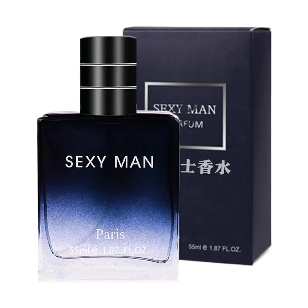 Men's Cologne Perfume Long-lasting Charming Eau De Toilette Gentleman's Blue 55ml Dating & Daily Perfume Gift