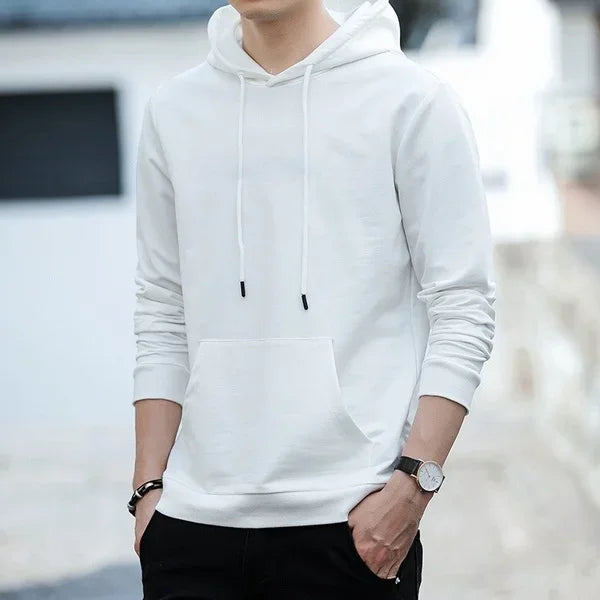 Hoodies 2026 New Men Harajuku Hooded Sweatshirts Casual All-match Pullover Streetwear Sweater Fashion Clothing Sweatshirt Hoodie